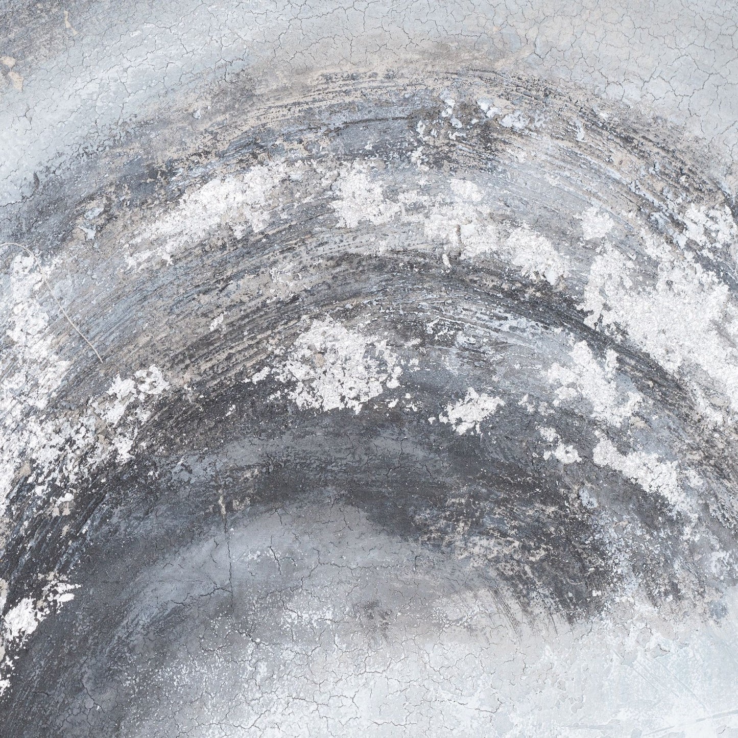 Sierra Silver And Grey Hand Painted Canvas 100 x 80